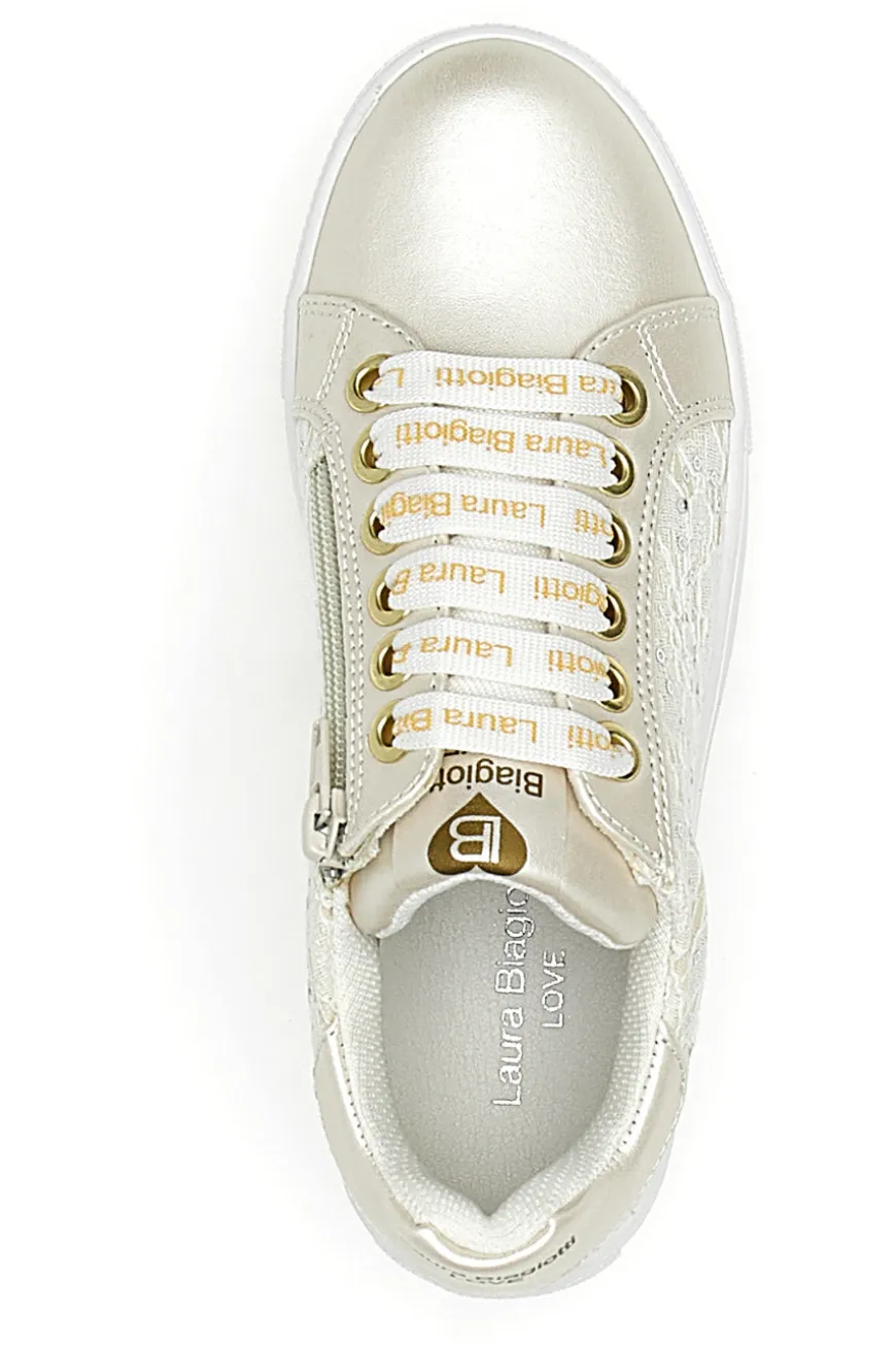 Sneakers Avorio Con Platform Laura Biagiotti 8321