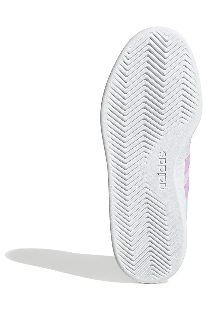 Sneakers azzurre pastello con dettagli lilla Adidas Breaknet 3 J