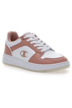 Sneakers Basse Rosa e Bianche Champion Rebound 2.0 Low