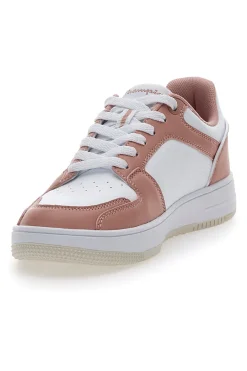 Sneakers Basse Rosa e Bianche Champion Rebound 2.0 Low
