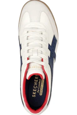 Sneakers Beige con Dettagli Blu e Rossi SKECHERS ZINGER MANZANILLA