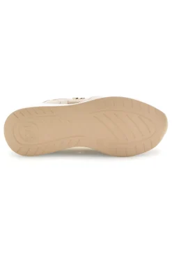 Sneakers beige con dettagli dorati Mariella Burani 52100C1440