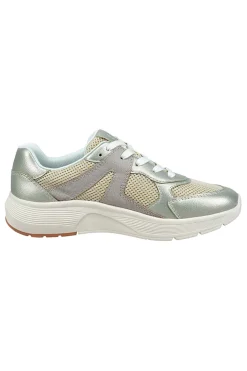 Sneakers Beige con Dettagli Effetto Metallizzato e Soletta Estraibile Bagatt D35AQM015069