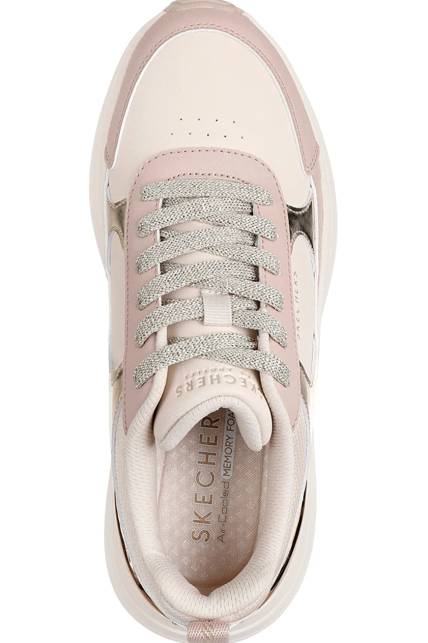Sneakers beige con dettagli laminati Skechers HAZEL 2 STUNNING YOU