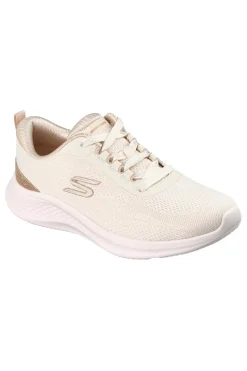 Sneakers beige con dettagli oro e Memory Foam Skechers Skech-Lite Pro 2.0 Brilliant Shimmer