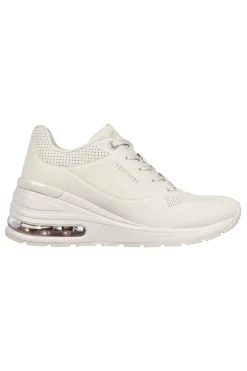 Sneakers Beige con Flatform Skechers Million Air