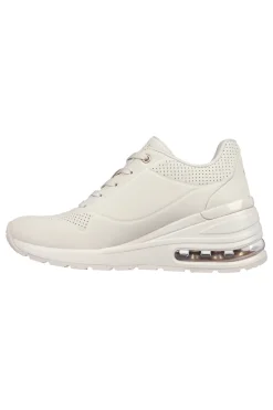 Sneakers Beige con Flatform Skechers Million Air