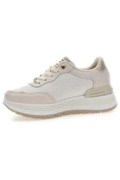 Sneakers beige con inserti glitterati Laura Biagiotti 9235