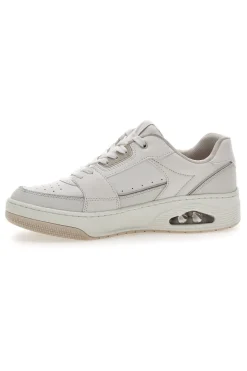 Sneakers Beige e Bianche Skechers Street Uno - Courted Style