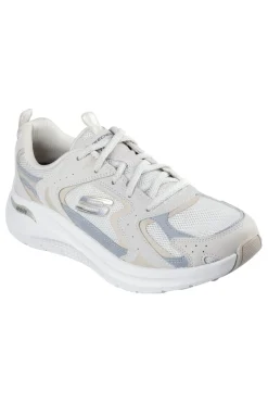 Sneakers beige e grigie con supporto plantare Skechers Arch Fit 2 Vintage Luxe