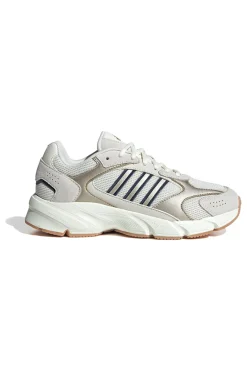 Sneakers beige in mesh con dettagli argento e suola Cloudfoam Adidas Crazychaos 2000