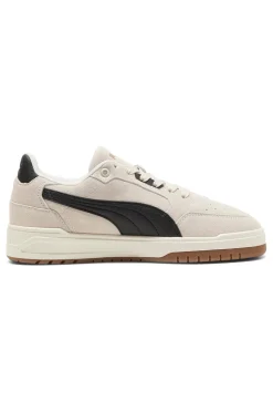 Sneakers beige in tessuto scamosciato con dettagli neri Puma Shuffle Downtown SD