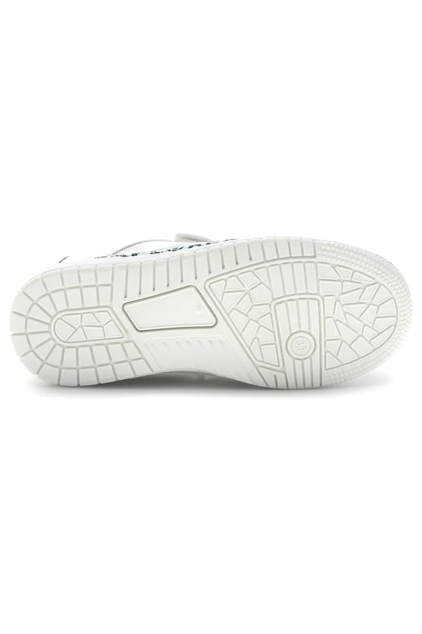 Sneakers bianca Pitt kids PK1871B