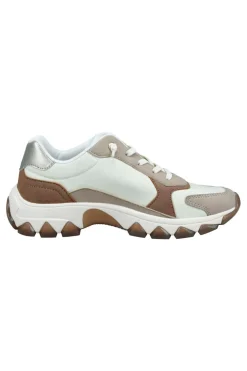 Sneakers Bianche Beige e Cuoio Bagatt D45AJL015569
