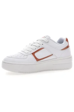 Sneakers Bianche Champion Foul Play Plat Metal