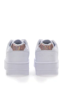 Sneakers Bianche Champion Rebound Platform Glitter
