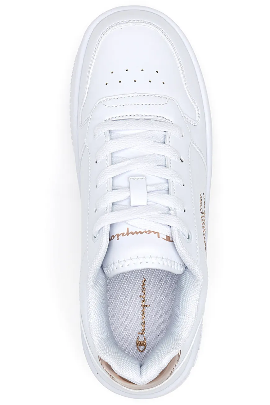Sneakers Bianche Champion Rebound Platform Glitter