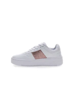 Sneakers Bianche Champion Rebound Platform Sparkle
