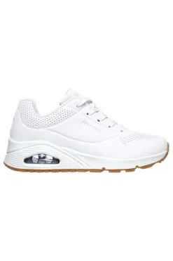 Sneakers Bianche Con Air-Cooled Memory Foam Skech-Air Skechers Uno Stand on Air