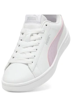 Sneakers Bianche con Banda Rosa Puma Rickie Classic JR