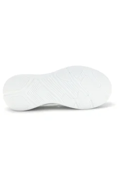 Sneakers Bianche con brillantini in tessuto traforato Canguro CA1206