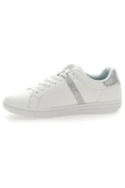 Sneakers Bianche Con Brillantini Argento Fila CrossCourt 2 F Wmn