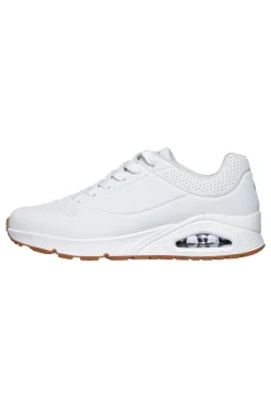 Sneakers bianche con cuscinetto ad aria e soletta memory foam Skechers UNO Stand On Air
