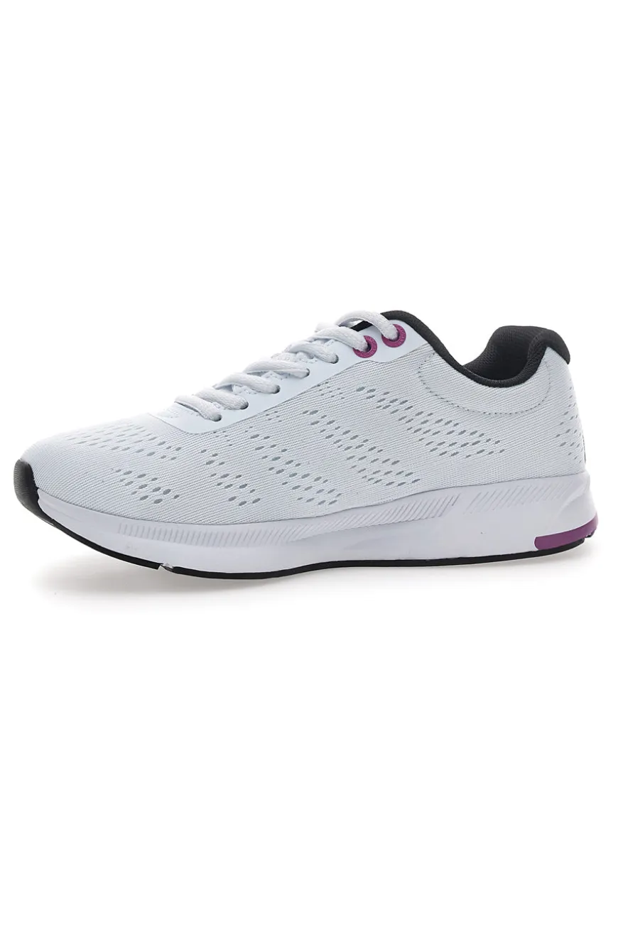 Sneakers Bianche con Dettagli Blu e Tomaia in Mesh CHAMPION JAUNT