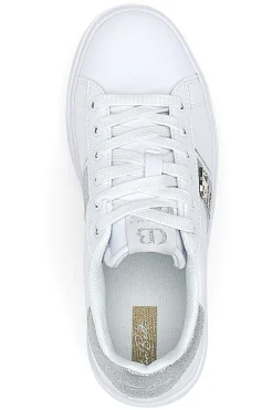 Sneakers Bianche con Dettagli Argentati COTTON BELT ANNUNZIATA LTH