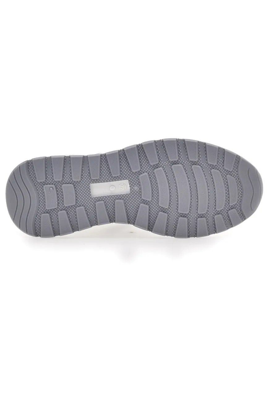 Sneakers Bianche Con Dettagli Argento Cafe' Cost 206
