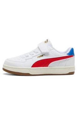Sneakers bianche con dettagli rossi e blu Puma Caven 2 Retro AC + PS