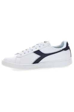 Sneakers bianche con dettagli blu Diadora 178327 C4656