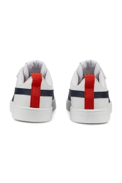 Sneakers bianche con dettagli blu e rossi Puma Rickie AC+ PS