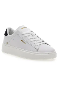 Sneakers bianche con dettaglio nero Gas Leonard LTX
