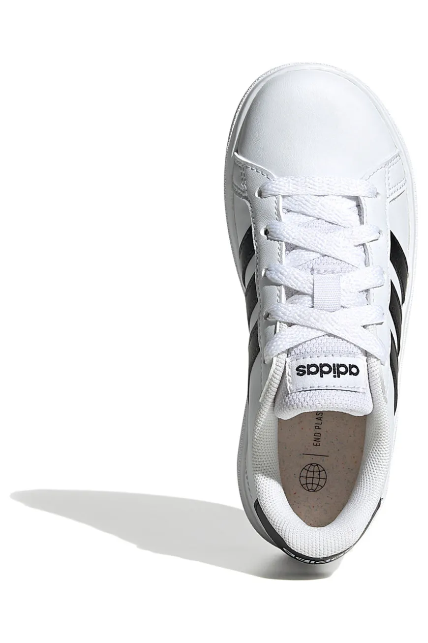 Sneakers Bianche con Dettagli Laterali Neri ADIDAS Grand Court 2.0