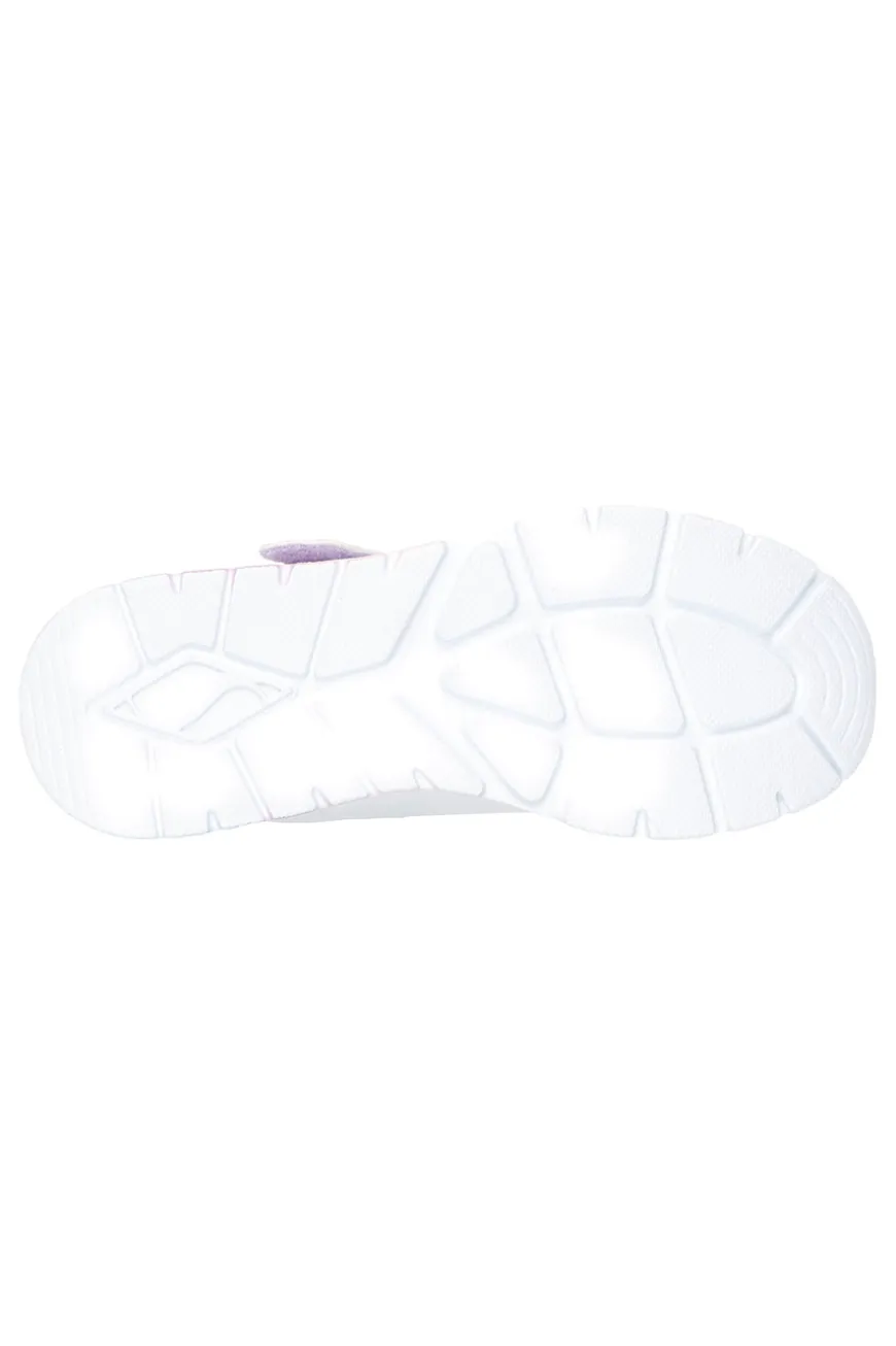 Sneakers bianche con dettagli metallici e chiusura adattiva Skechers Uno Lite 2.0 Vivid Metallic