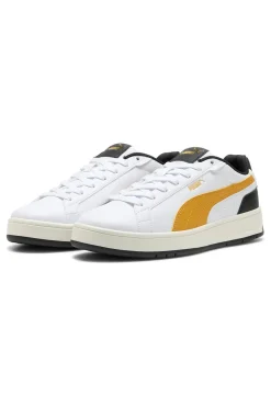 Sneakers bianche con dettagli azzurri e luci Champion GLW B TD