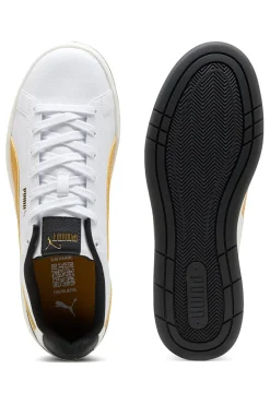 Sneakers bianche con dettagli azzurri e luci Champion GLW B TD