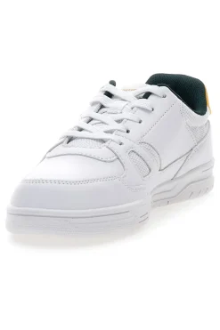 Sneakers bianche con dettagli verde e giallo Champion CLY 87 B GS