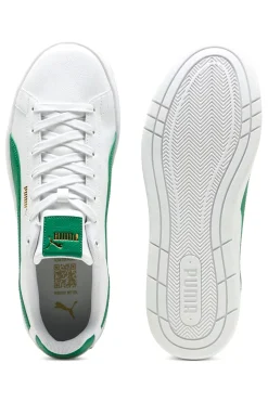 Sneakers bianche con dettagli verdi PUMA Court Classico