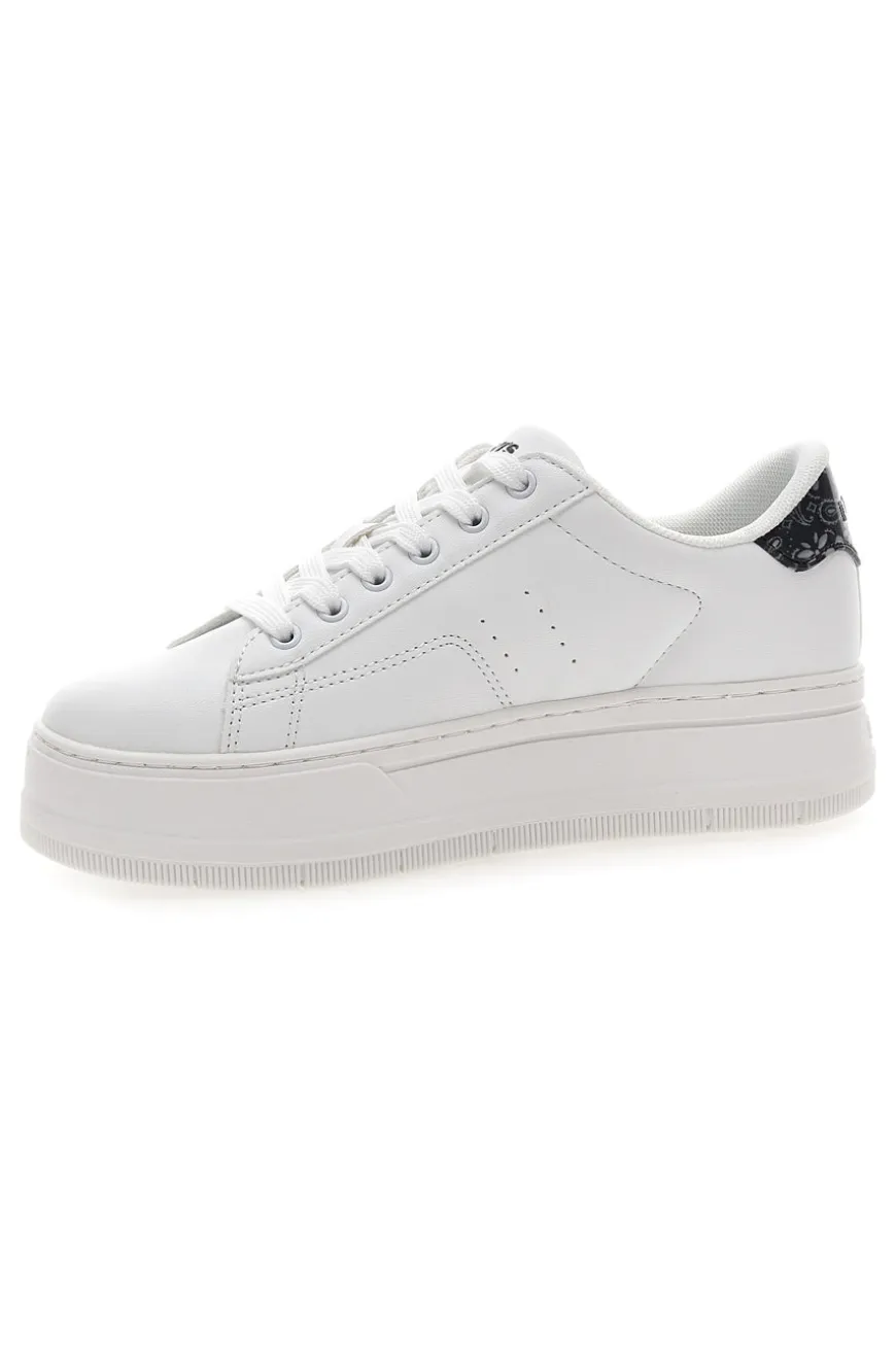 Sneakers Bianche con Dettaglio Posteriore Nero a Fantasia LEVI'S TAMPA