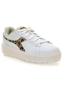 Sneakers bianche con dettaglio animalier Diadora Jace Jungle
