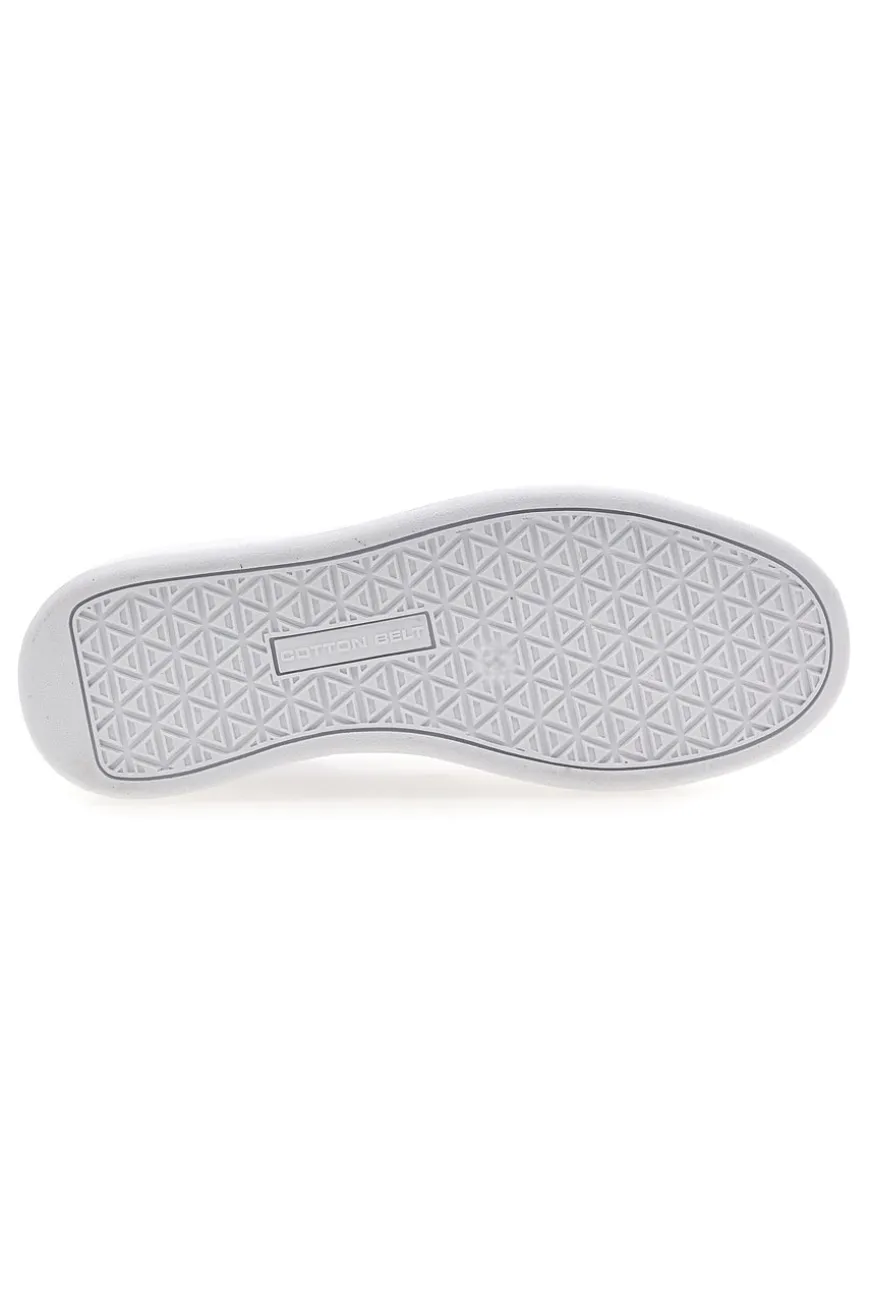 Sneakers bianche con dettagli dorati Cotton belt GTZ 2.0