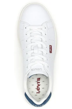 Sneakers Bianche con Dettaglio Posteriore Blu LEVI'S AVENUE