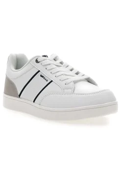 Sneakers bianche con dettagli grigio e nero Gas Amburgo Ltx
