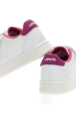 Sneakers bianche con dettagli fucsia Levi's Bell JR