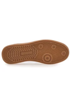 Sneakers Bianche con Dettagli Blu e Rosa e Suola in Gomma Cotton Belt Patricien