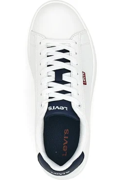 Sneakers Bianche Con Dettagli Blu Levi's Vave0201S