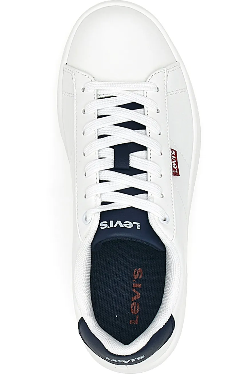 Sneakers Bianche Con Dettagli Blu Levi's Vave0201S