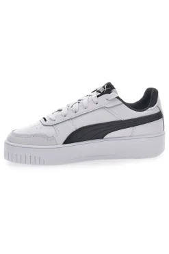 Sneakers Bianche Con Dettagli Neri Puma Carina Street